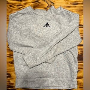 Adidas Heather Gray Hoodie